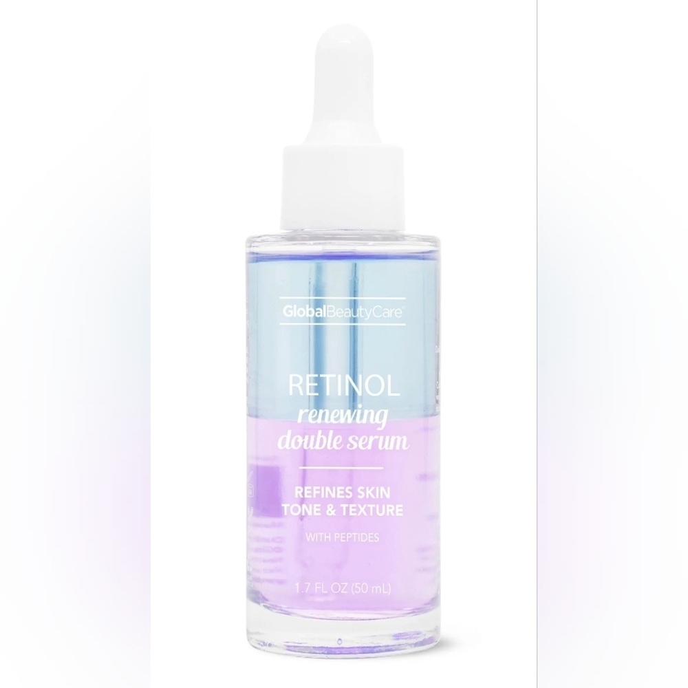 Retinol Renewing Double Serum Refine Skin Tone & Texture With Peptides NEW!